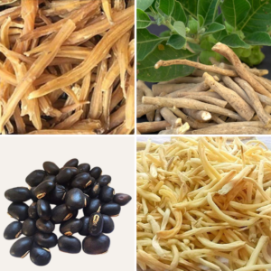 white Musli, shatavari, black kaunch beej, ashwgandha combo pack