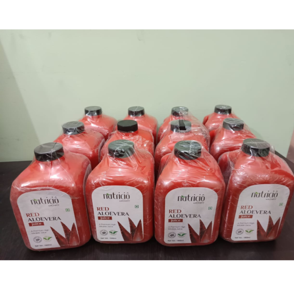 Proveda Nutricio Red Aloe Vera packwith Ashwagandha – 1000ml | Detox, Immunity Booster and Stress Relief | Herbal Health formula for Energy & Digestion - Image 11