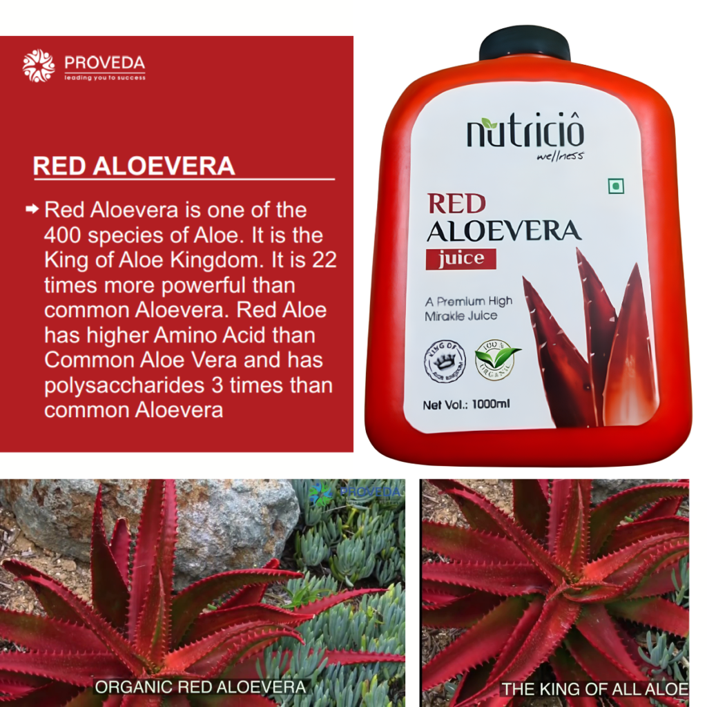 red aloevera juice