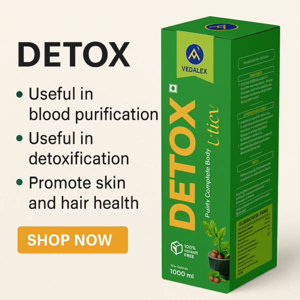 Vedalex Ayurvedic Detox Juice Sugar Free Lever Detox Juice (Pack of 1000ml) - Image 7